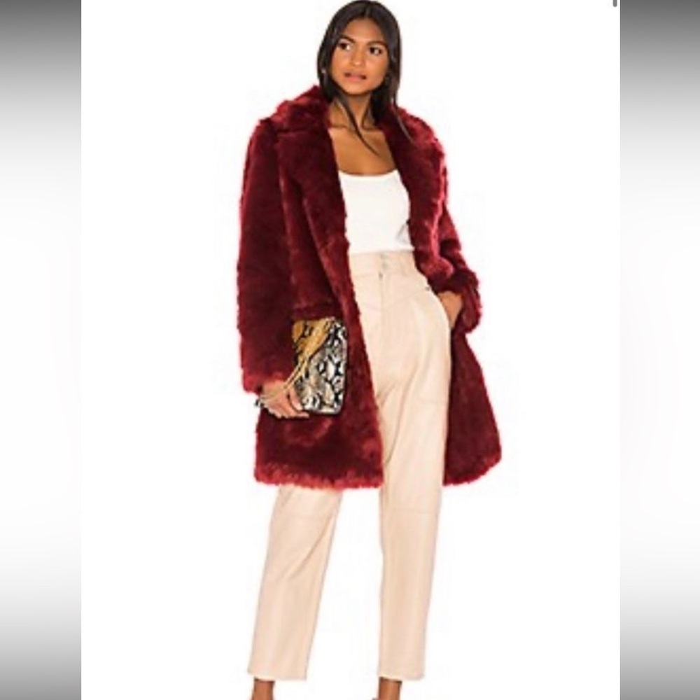 Revolve faux fur coat